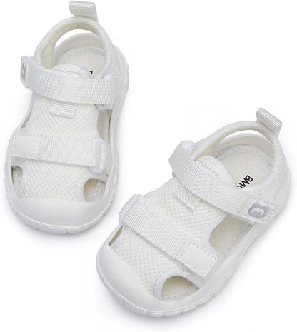 BMCiTYBM Baby Boy Girl Closed Toe Summer Sandals Lightweight Shoes Infant Non-Slip First Walking