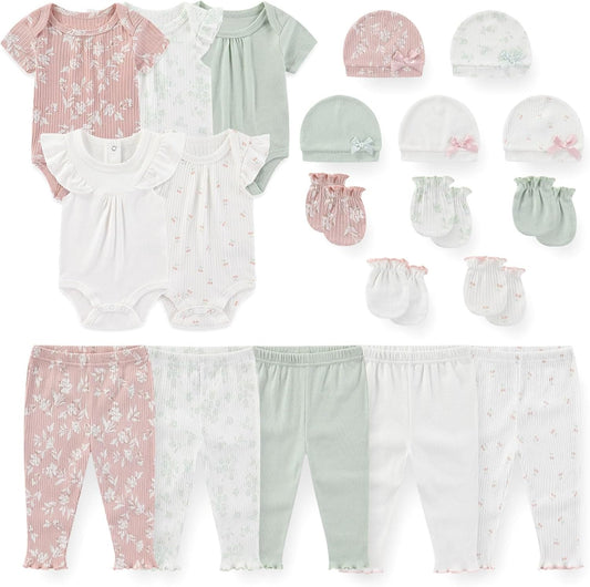 Unisex Baby Boy Girl Bodysuits Sets 20 Pack Cotton Casual New Born Clothes Comfort Infant Outfit