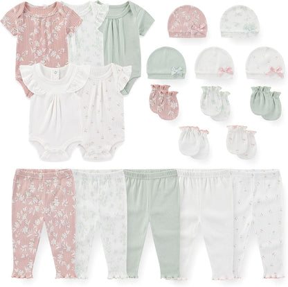 Unisex Baby Boy Girl Bodysuits Sets 20 Pack Cotton Casual New Born Clothes Comfort Infant Outfit