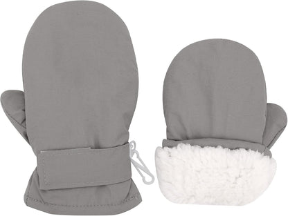 Toddler Gloves Kids Mittens Winter Warm Lined Fleece Gloves Waterproof Snow Baby Mitten for Boys