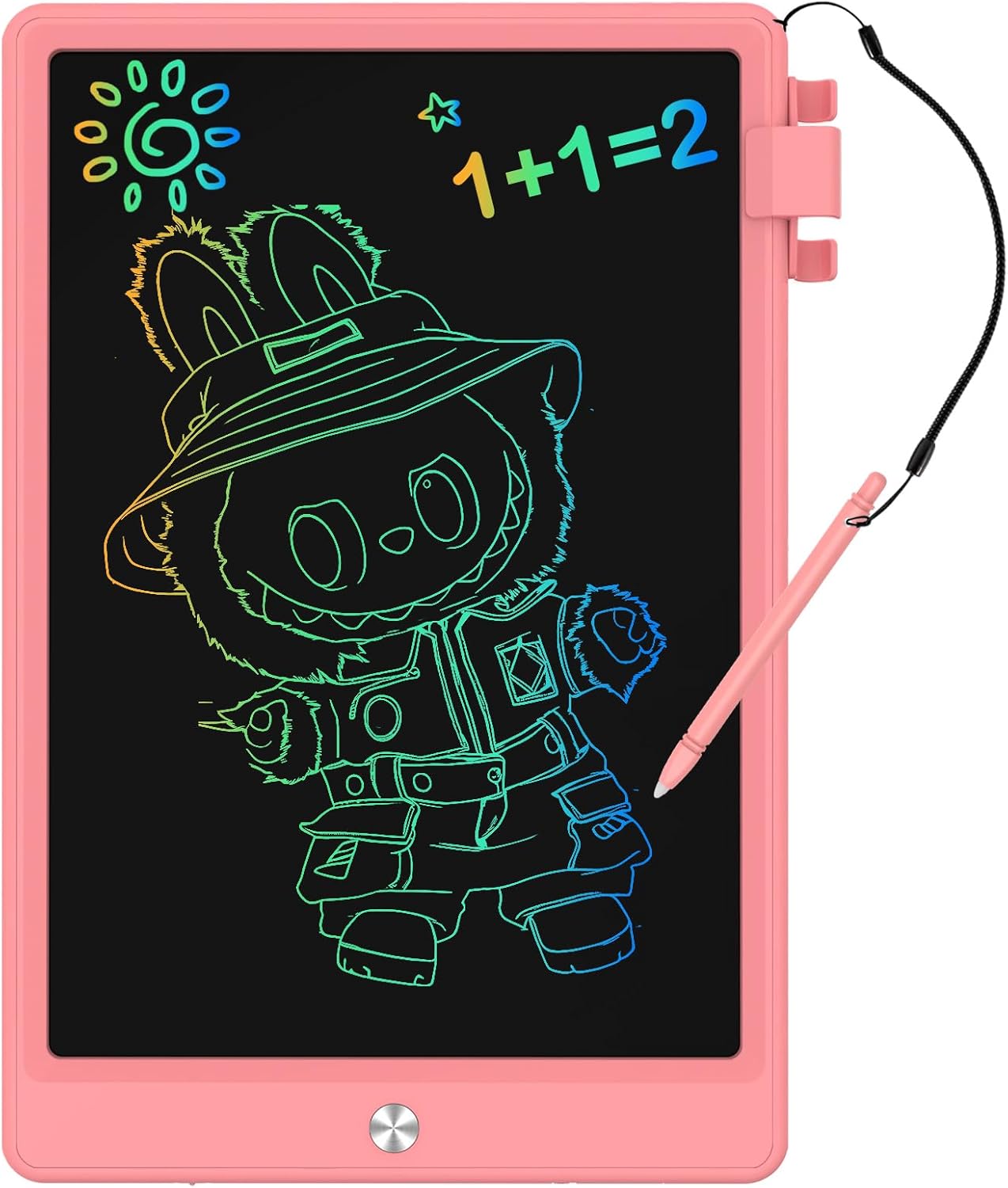 12.9 Inch LCD Writing Tablet for Kids, Colorful Toddler Doodle Board - Erasable Drawing Pad