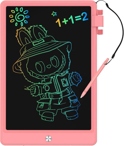 12.9 Inch LCD Writing Tablet for Kids, Colorful Toddler Doodle Board - Erasable Drawing Pad