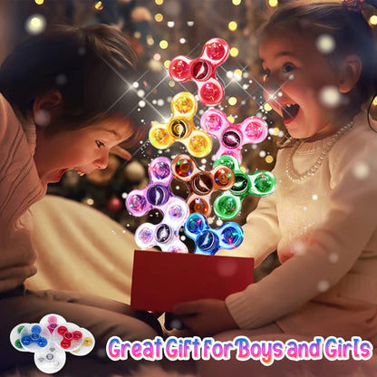 Gigilli 12 Packs Fidget Spinners for Kids Adults, Light up Party Favors Goodie Bags Stuffers for