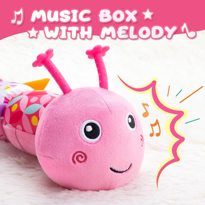 Baby Toys 0-6-12 Months,Infant Musical Stuffed Animals Activity Toys with Muti-Sensory
