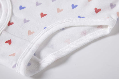 Cadidi Dinos Little Girls' Soft Cotton Underwear Kids Cool Breathable Comfort Panty Briefs Toddler