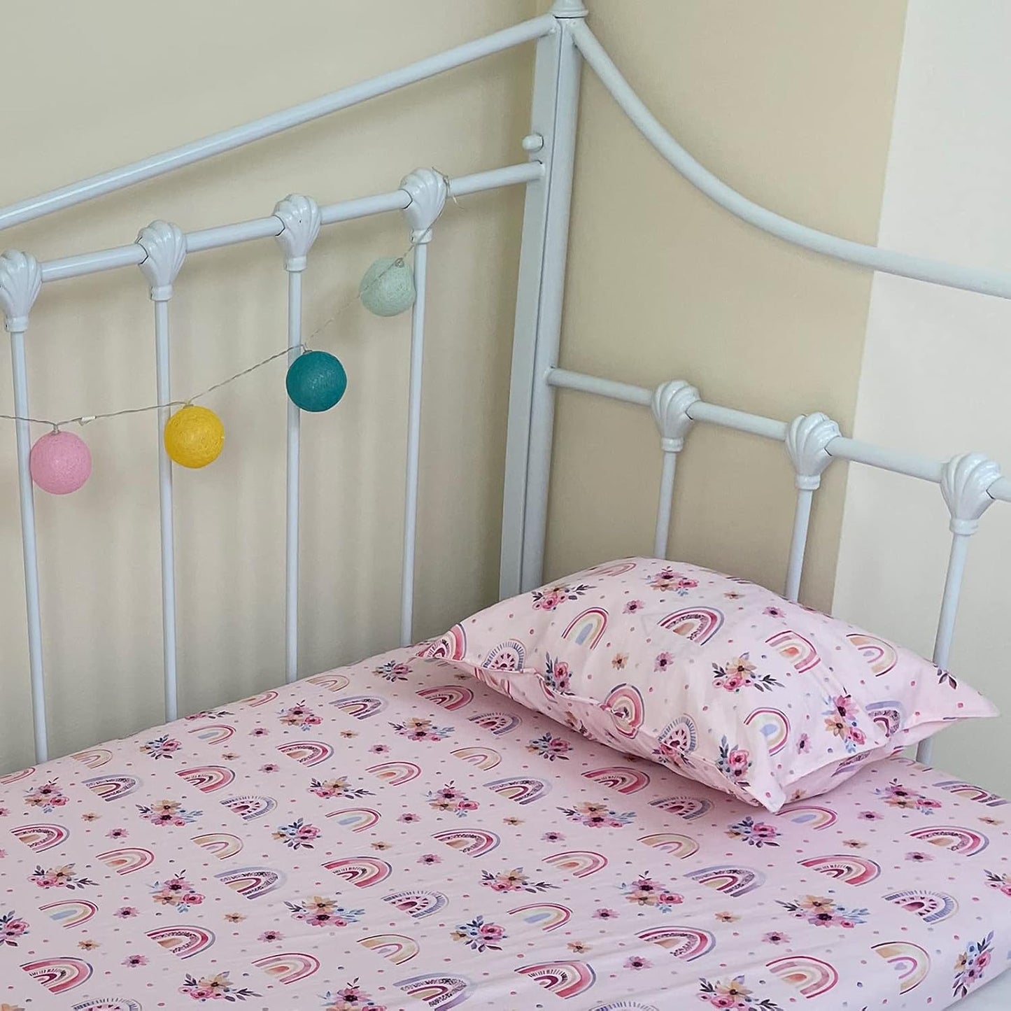 ALVABABY Toddler Pillowcases Stretchy Soft Kids Pillow Cover 2 Pack Fit 13"x 18" or 12"x20"