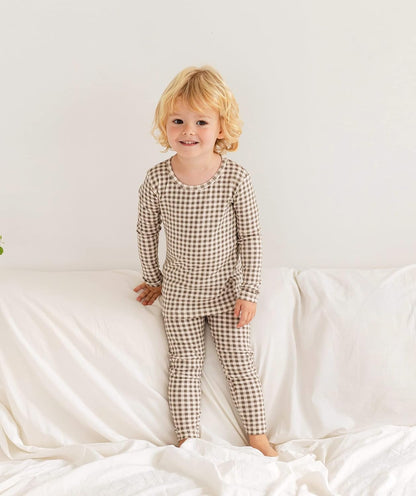 AVAUMA Baby Boys Girls Pajama Set 6M-7T Kids Cute Toddler Snug fit Pattern Design Pjs Cotton