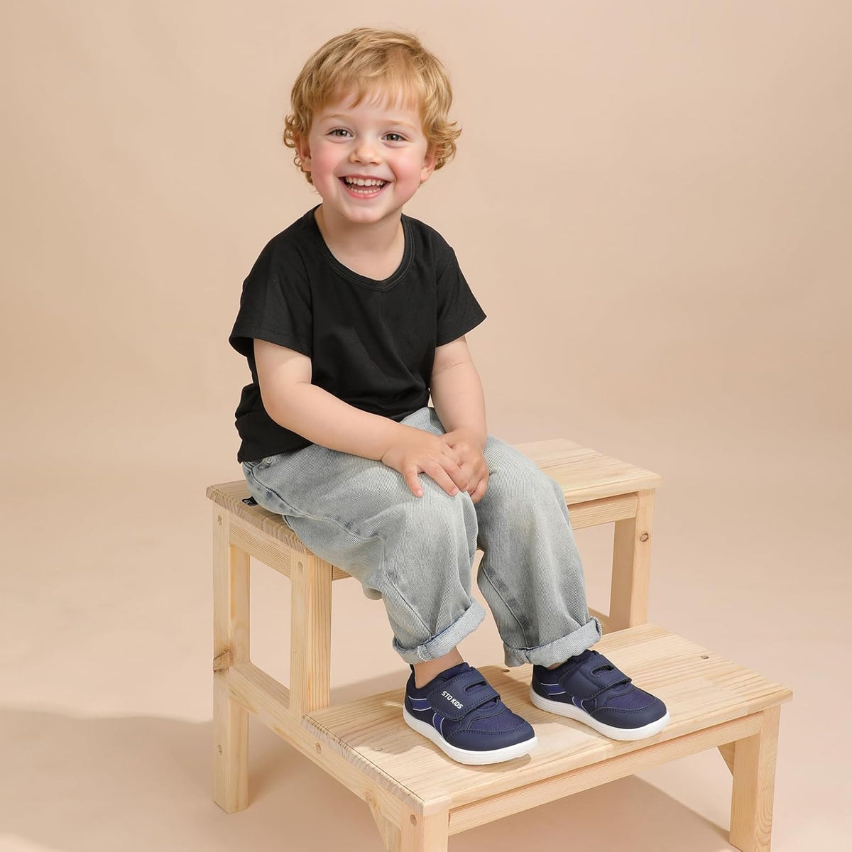 Toddler Wide Toe Box Barefoot Shoes Boys Girls Sneakers Kids Tennis Shoes Preschool Non Slip