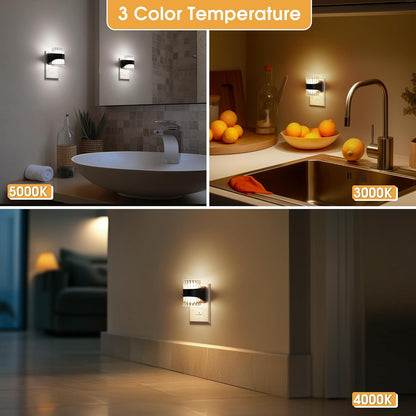 Night Light, Night Lights Plug into Wall, LED Clear Night Light for Kids, Adjustable Brightness