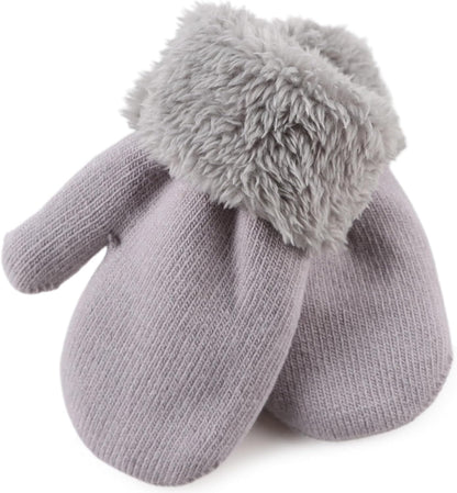 PESAAT Baby Girl Mittens Fleece Toddler Boy Mittens Warm Kids Winter Gloves Unisex Cold Weather