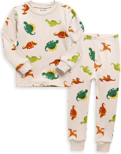 VAENAIT BABY 6M-12Y Kids Unisex Girls & Boys Soft Comfy Modal Tencel Sleepwear Pajamas 2pcs or 4pcs