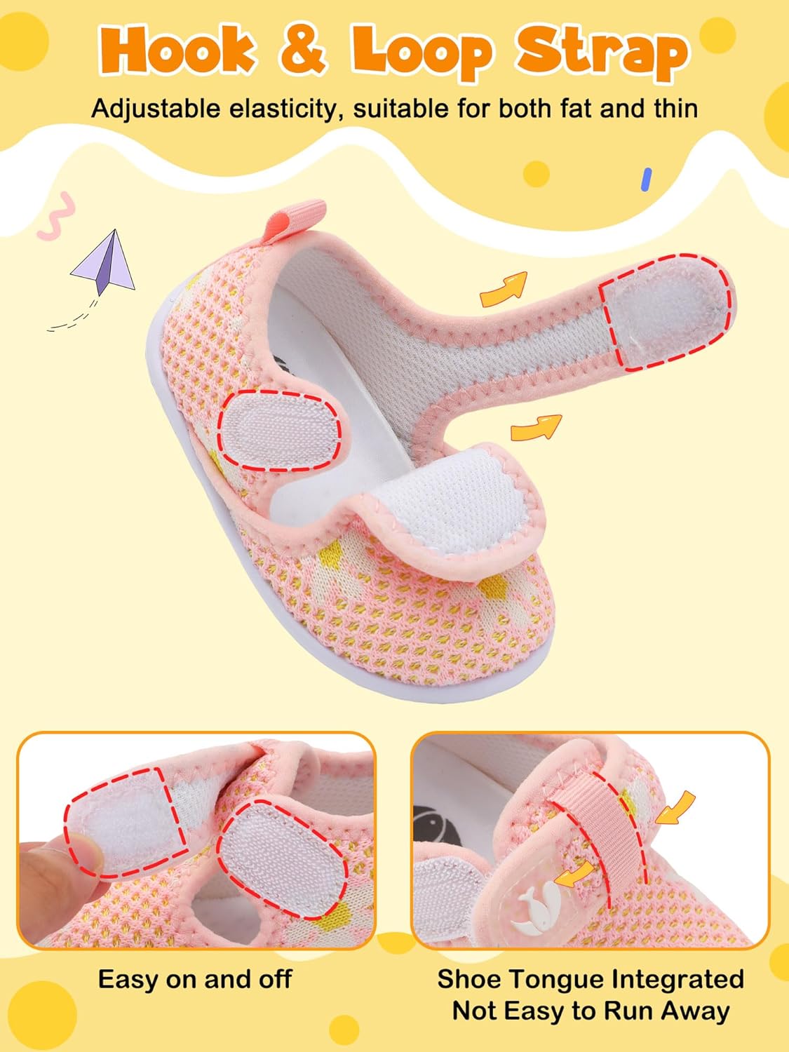 FEETCITY Barefoot Baby Shoes Girls Boys Walking Shoes Infant Sneakers Lightweight Flexible Newborn