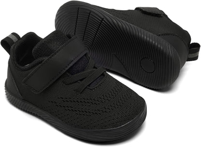 MORENDL Toddler Sneakers Baby Boys & Girls Barefoot Shoes Lightweight Breathable Walking Running
