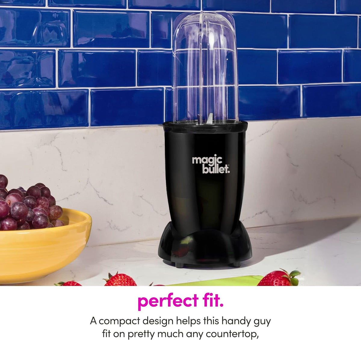 magic bullet Blender, Small, Black, 11 Piece Set