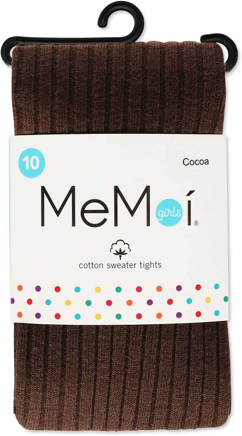 MeMoi Ribbed Cotton Girls Sweater Tights | Kids Tights