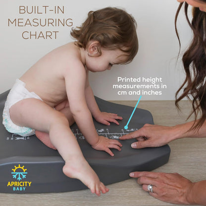 Apricity Baby Changing Pod- Grey - Waterproof Non-Slip Changing Pad Easy-to-Clean Diaper Changing