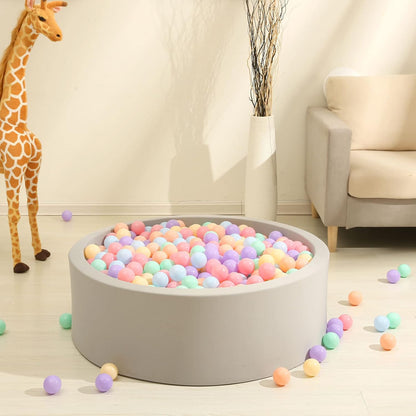 GOGOSO Ball Pits Balls for Toddlers Pack of 50 100 200 Plastics Shape Ball Non-Phthalate Non-BPA