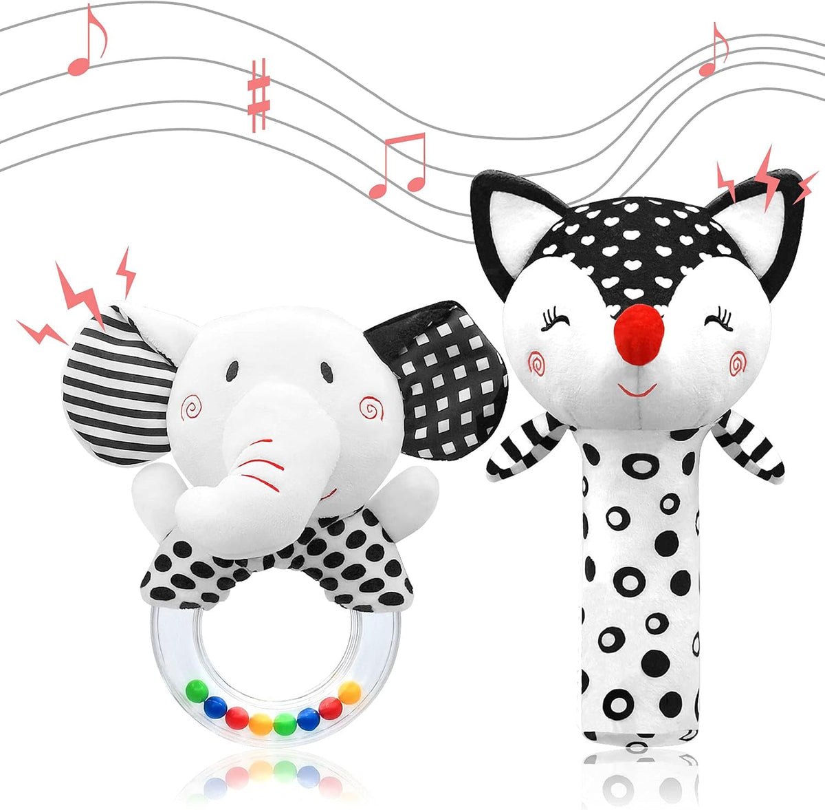 Baby Rattles 0-6 Months Newborn Toys Infant Toys 0-6 Months Rattles for Babies 0-6 Months Baby Toys