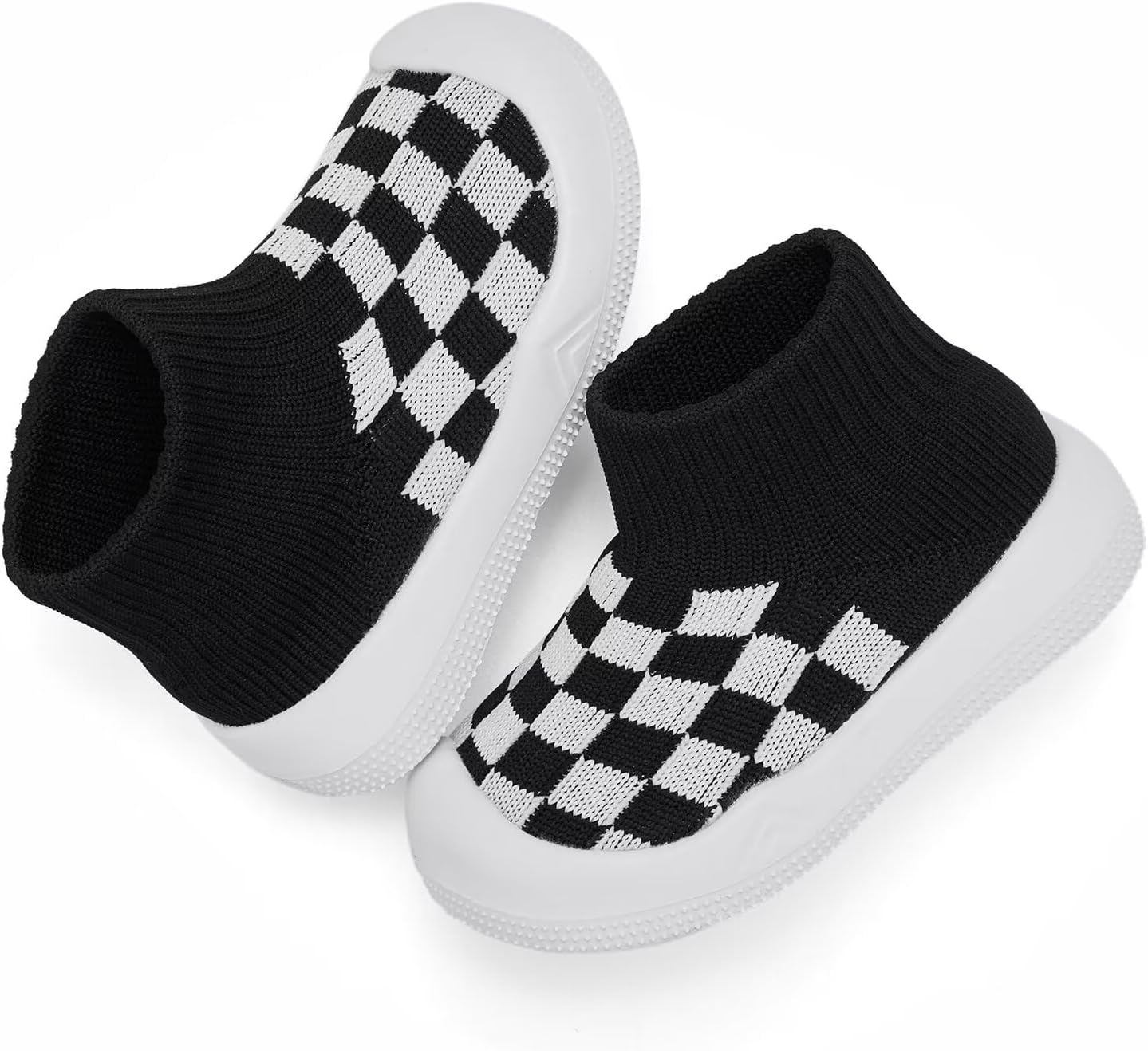 Eashi Baby Boy Girl Non-Skid Indoor Infant Walking Shoes Breathable Warm Elastic Sock Shoes with