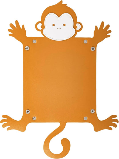 Monkey Dice Tray Portable Dice Rolling Tray PU Leather Monkey Shape Dice Holder D&D Gift for RPG