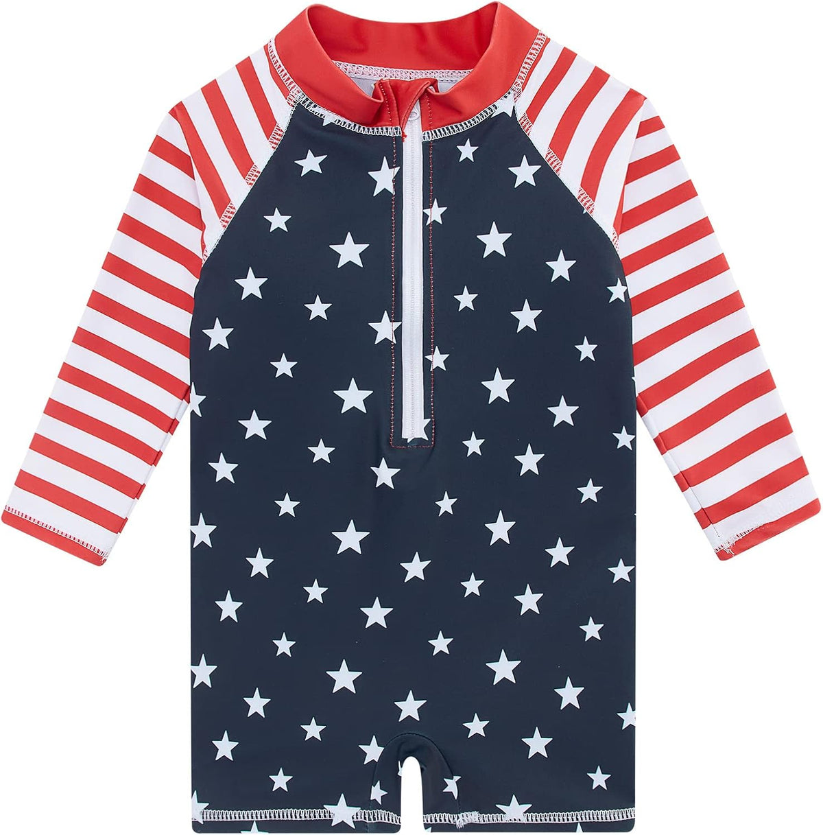 Funnycokid Baby Swimsuit Boy Toddler Bathing Suit Rash Guard UPF 50+ Swimwear 6 Months-4T