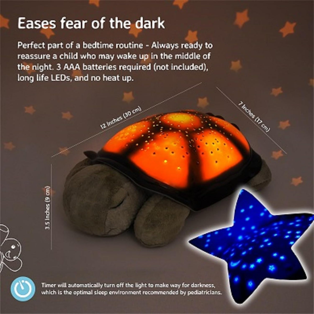 Cloud b Calming Nightlight Star Projector | Gentle Brightness | 3 Colors | 8 Constellations |