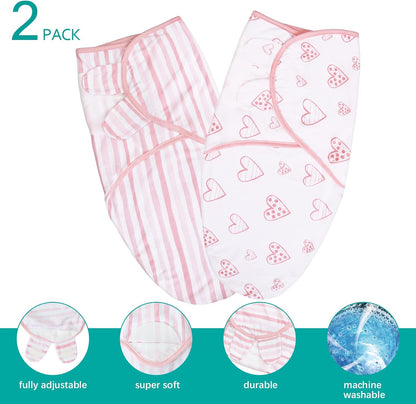 Biloban Swaddle Blankets for Baby Girl, Baby Swaddles 3-6 Months, Baby Swaddle Cotton, Newborn