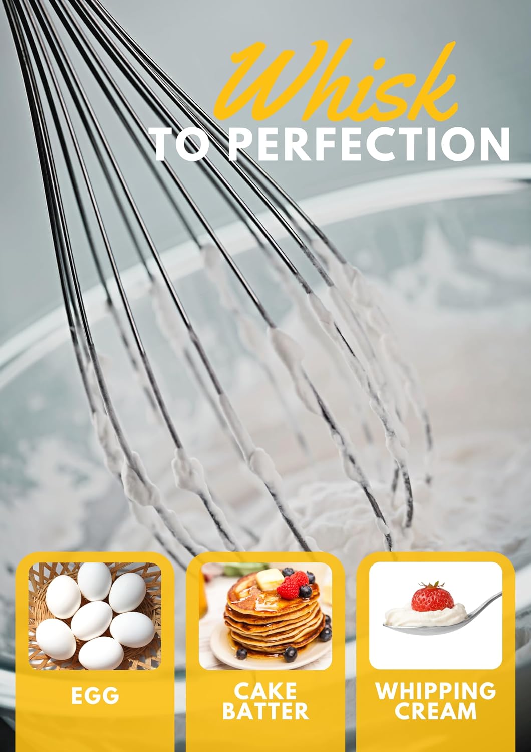 MegaWise 5-in-1 Hand Blender Set with Variable Speed Control, 400W Immersion Blender - Includes