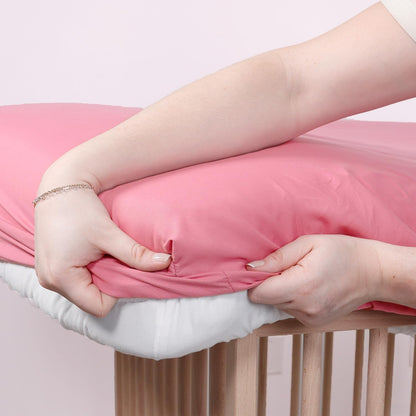 The Peanutshell 4-Pack Fitted Crib Sheet Set - Super Soft & Breathable Baby Girl Crib Sheets
