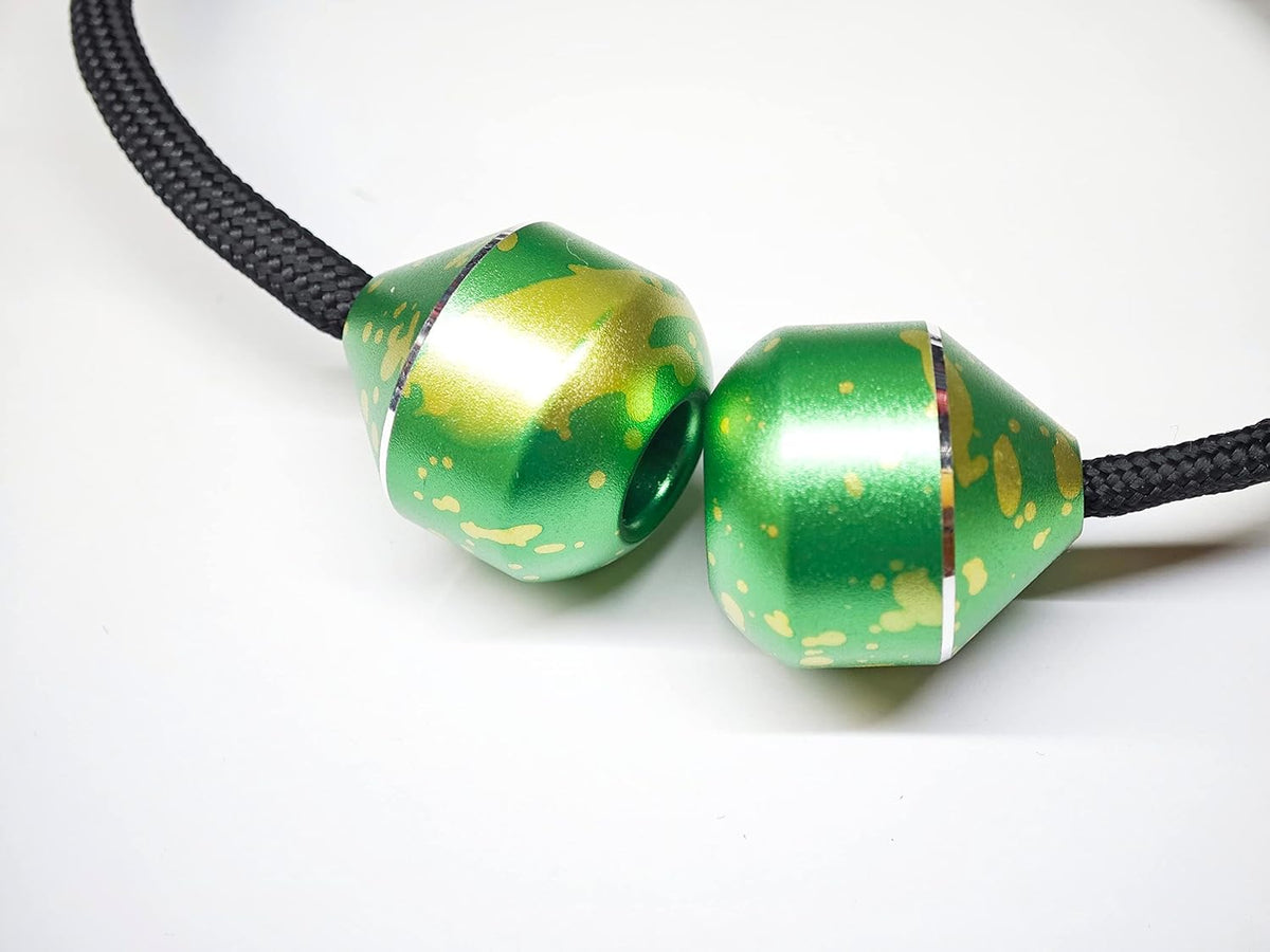 Begleri Fidget Beads - Worry Fidget Beads Spin & Bump - Made of Aluminum Alloy - Creates a Bit of