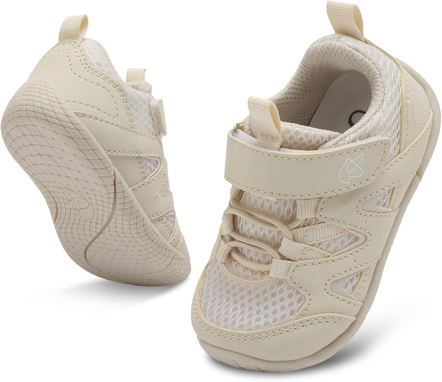 LeIsfIt Baby Shoes Boys Girls First Walking Shoes Non-Slip Toddler Breathable Sneakers Infant