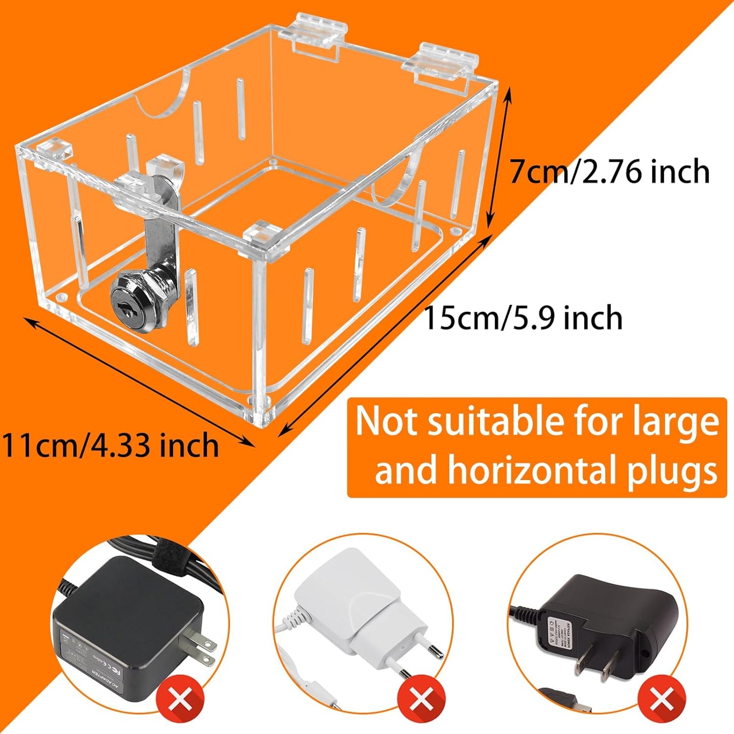 Baby Safety Outlet Cover Box, Outlet Covers, Plug Covers for Electrical Outlets, Socket Covers for