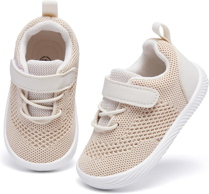 MORENDL Toddler Sneakers Baby Boys & Girls Barefoot Shoes Lightweight Breathable Walking Running