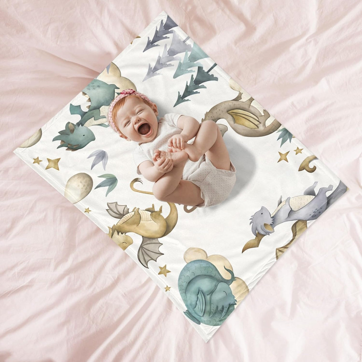 Personalized Baby Blanket, Custom Baby Blanket with Name, Customize Baby Blanket for Baby Girl or