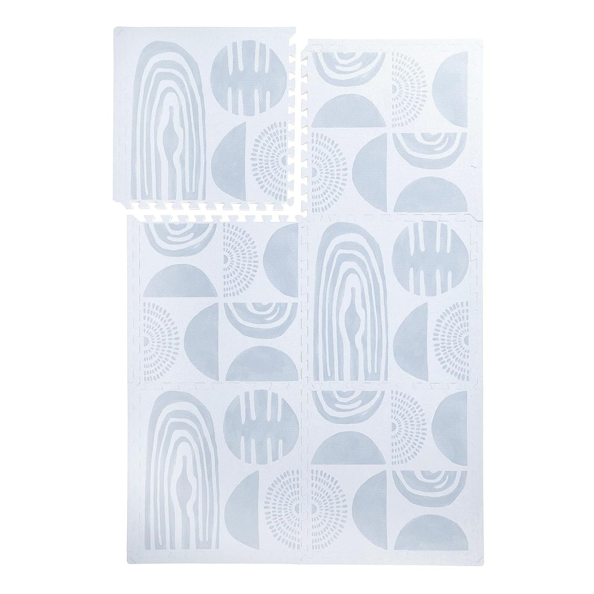Super 1 Inch Thick Premium Quality Exercise & Baby Foam Play Mats - Expandable & Large Non-Toxic