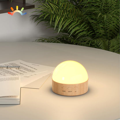 Kintion Night Light, Dimmable 8 Color Portable LED Night Light, 1800mAh Rechargeable Nursery Light