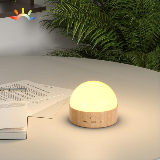 Kintion Night Light, Dimmable 8 Color Portable LED Night Light, 1800mAh Rechargeable Nursery Light