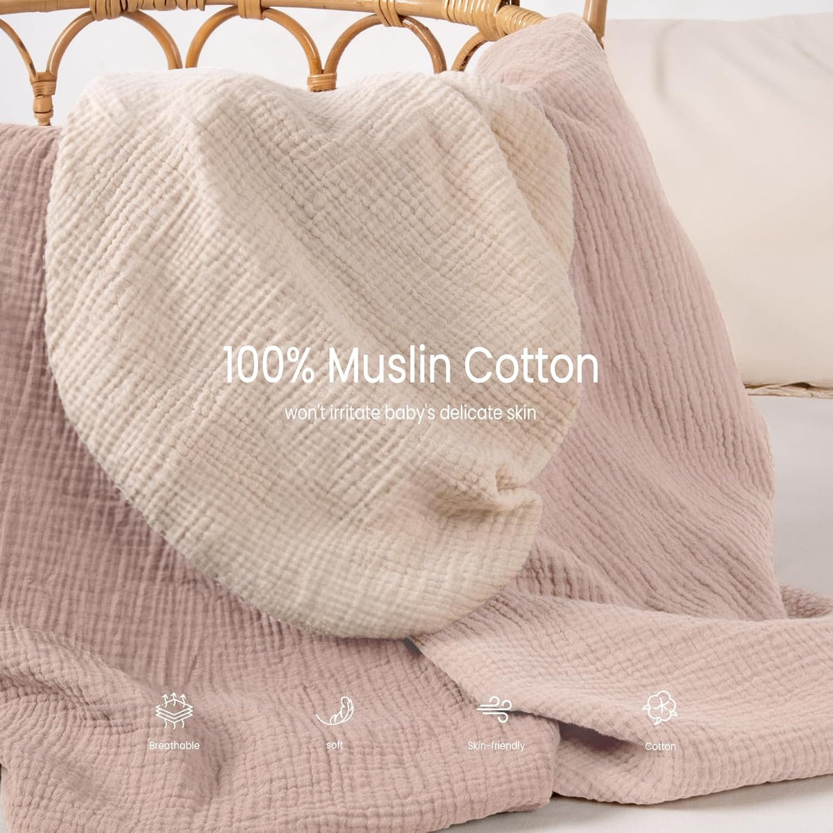lulumoon Baby Changing Pad Cover: Muslin Diaper Changing Table Pad Cover - Changing Pad Sheets for
