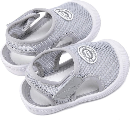 BMCiTYBM Baby Boy Girl Closed Toe Summer Sandals Lightweight Shoes Infant Non-Slip First Walking