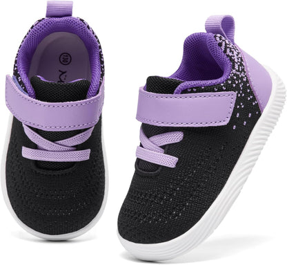 MORENDL Toddler Sneakers Baby Boys & Girls Barefoot Shoes Lightweight Breathable Walking Running