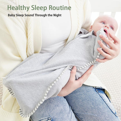 Baby Sleep Swaddles Arms up Swaddle 6-9 Months, Baby Transitional Swaddle Sack with 2-Way Zipper