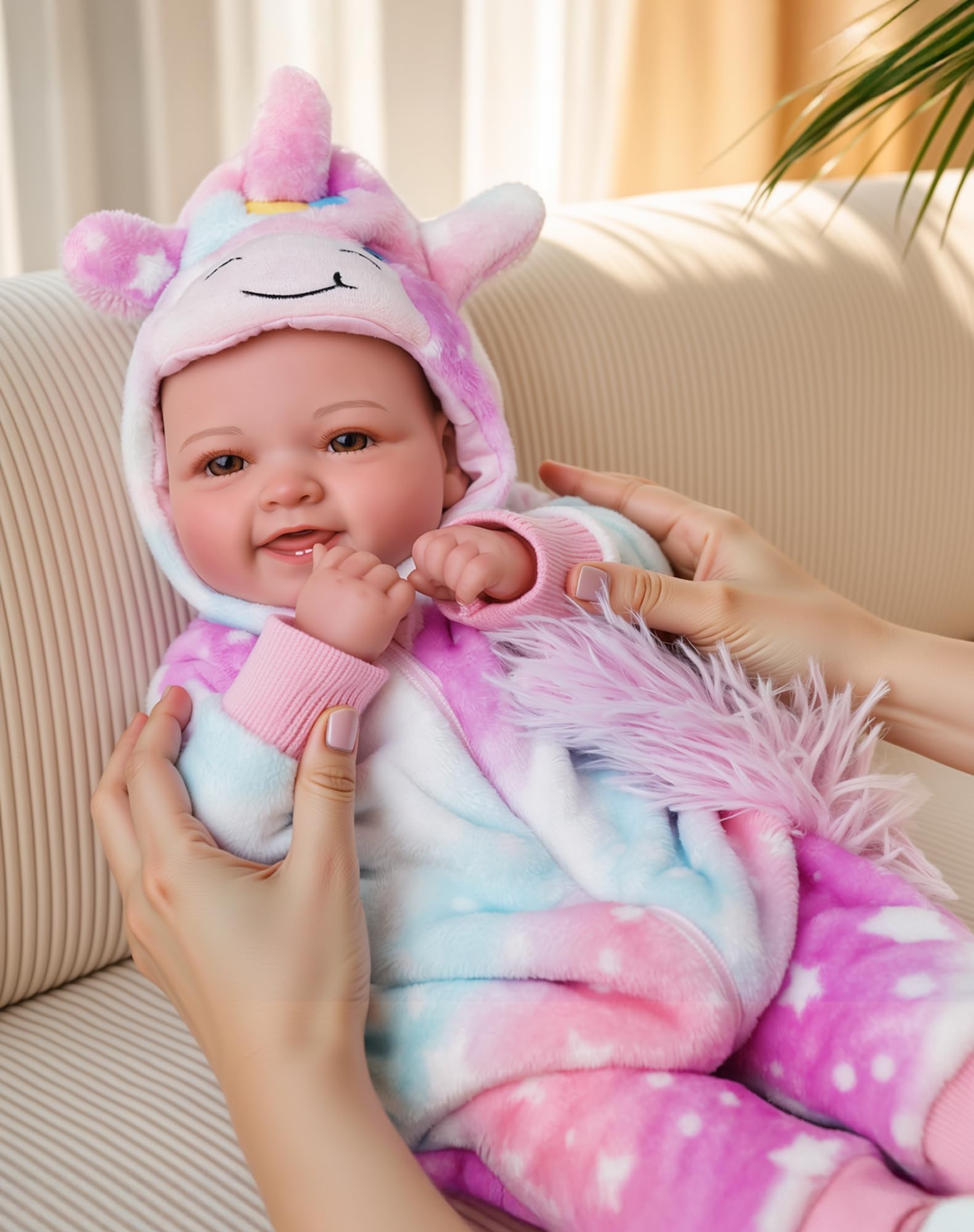 BABESIDE Baby Dolls, 17inch Large Realistic Cute Soft Body Baby Doll