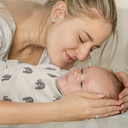 GLLQUEN BABY Newborn Swaddle Blankets for Baby Boy, 3 Pack Baby Swaddles 0-3 Months, Swaddling