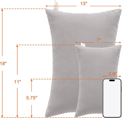 NTBAY Toddler Pillows, Down Alternative 13"x18" Pillows, Machine Washable - Soft and Breathable