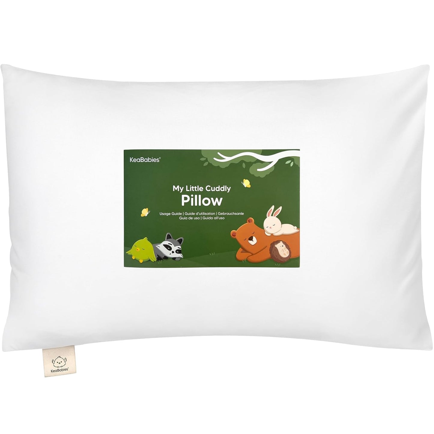 Toddler Pillow with Pillowcase - 13x18 My Little Cuddly Pillow, Viscose Derived From Bamboo Nursery
