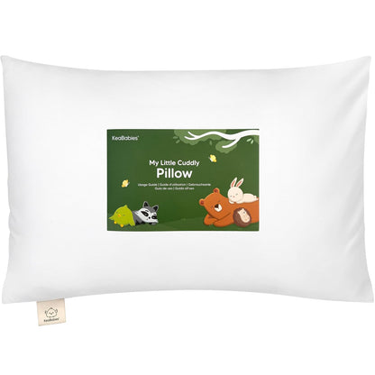 Toddler Pillow with Pillowcase - 13x18 My Little Cuddly Pillow, Viscose Derived From Bamboo Nursery
