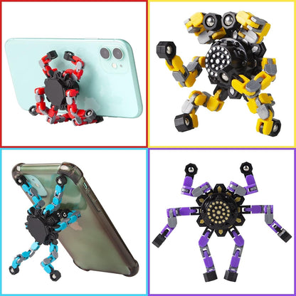 Transformable Fidget Spinners 16 Pcs for Kids and Adults Stress Relief Sensory Toys for Boys and