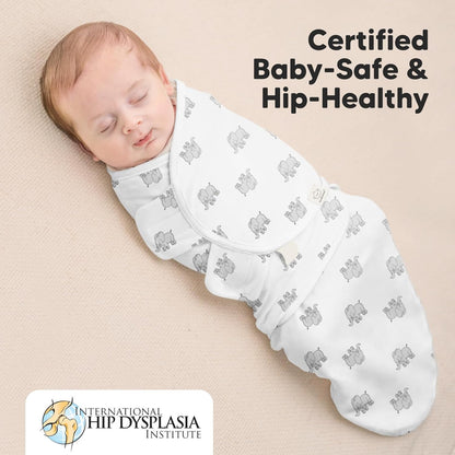 Baby Swaddle Sleep Sacks with Zipper - 3-Pack Swaddles for Newborns 0-3 Months, Infant, Baby Girls