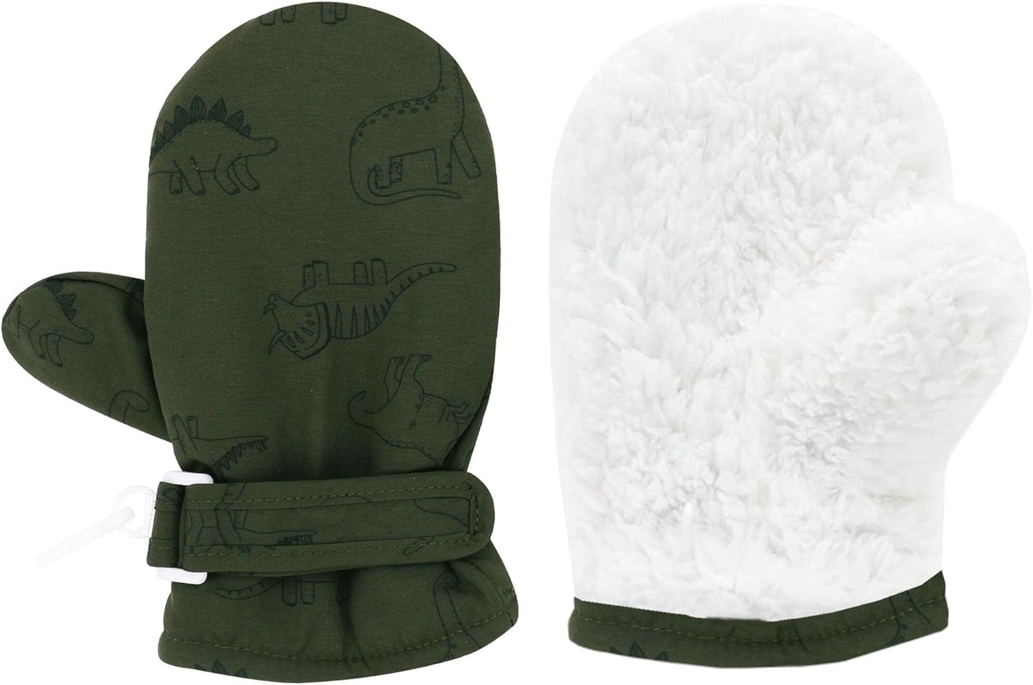 Toddler Gloves Kids Mittens Winter Warm Lined Fleece Gloves Waterproof Snow Baby Mitten for Boys