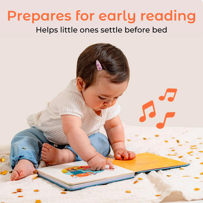 Cali's Books Twinkle Twinkle Little Star – USB-C Rechargeable Musical Book for 1-Year-Old | Sound